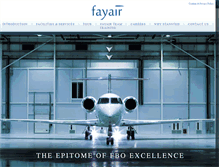 Tablet Screenshot of fayair.com